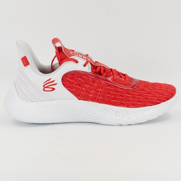 Under Armour Curry Flow 9 Team \'White Red\' 3025631-100 Basketball size 14 main image 4